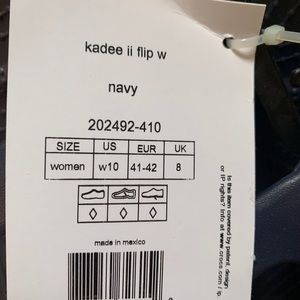 NEW Crocs Kadi flip flops